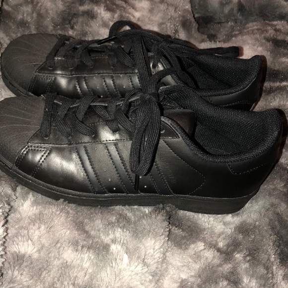 Black Adidas Superstars | Poshmark